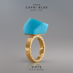 Ring Capri Blue 16mm Dots ring band gold-plated.jpg