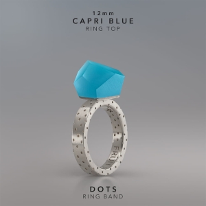 Ring Capri Blue 12mm Dots ring band silver.jpg