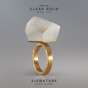 Ring Clear Gold 24mm Signature ring band gold-plated.jpg
