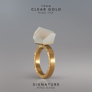 Ring Clear Gold 12mm Signature ring band gold-plated.jpg
