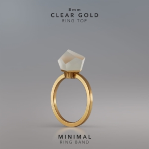 Ring Clear Gold 8mm Minimal ring band gold-plated.jpg