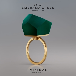 Ring Emerald Green 24mm Minimal ring band gold-plated.jpg
