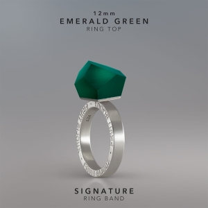 Ring Emerald Green 12mm Signature ring band silver.jpg