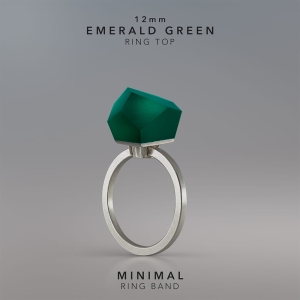 Ring Emerald Green 12mm Minimal ring band silver.jpg