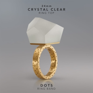 Ring Crystal Clear 24mm Dots ring band gold-plated.jpg