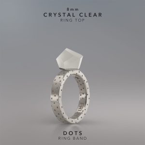 Ring Crystal Clear 8mm Dots ring band.jpg
