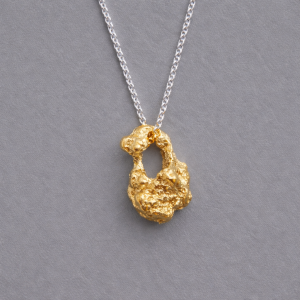 NECKLACE NUGGET 20MM GOLD PLATED 1.JPG