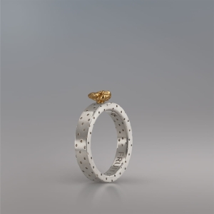 NUGGET RING 8MM AU DOTS AG .jpg