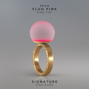 Ring KULA Fluo Pink 20mm Signature ring band gold-plated.jpg