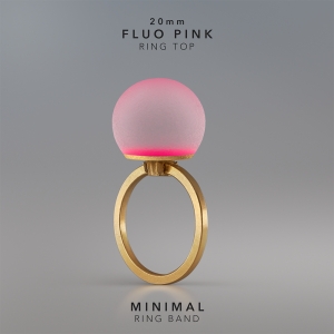Ring KULA Fluo Pink 20mm Minimal ring band gold-plated.jpg