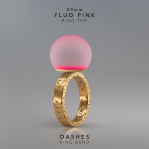 Ring KULA Fluo Pink 20mm Dashes ring band gold-plated.jpg
