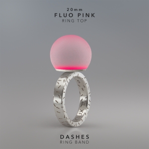 Ring KULA Fluo Pink 20mm Dashes ring band silver.jpg