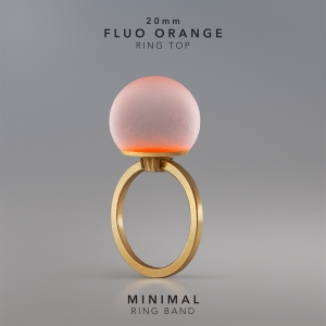 Ring KULA FLUO ORANGE 20mm Minimal ring band gold-plated.jpg