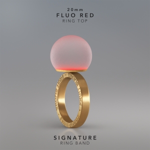 Ring KULA FLUO RED 20mm Signature ring band gold-plated.jpg