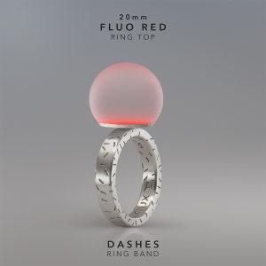 Ring KULA FLUO RED 20mm Dashes ring band silver.jpg