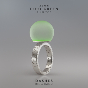 Ring KULA FLUO GREEN 20mm Dashes ring band silver.jpg