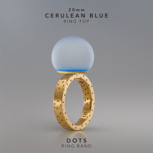Ring KULA CERULEAN BLUE 20mm Dots ring band gold-plated.jpg