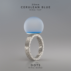 Ring KULA CERULEAN BLUE 20mm Dots ring band silver.jpg