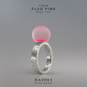 Ring KULA Fluo Pink 15mm Dashes ring band silver.jpg