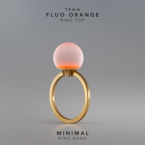 Ring KULA FLUO ORANGE 15mm Minimal ring band gold-plated.jpg