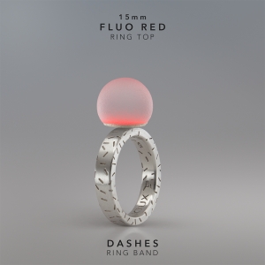 Ring KULA FLUO RED 15mm Dashes ring band silver.jpg