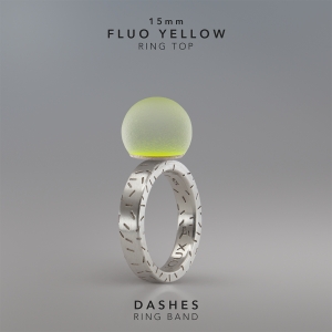 Ring KULA FLUO YELLOW 15mm Dashes ring band silver.jpg