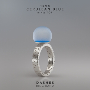 Ring KULA CERULEAN BLUE 15mm Dashes ring band silver.jpg