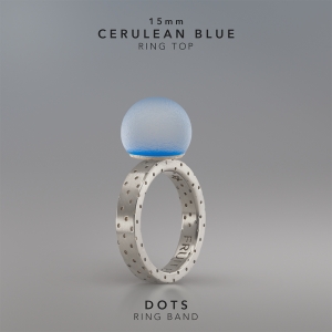 Ring KULA CERULEAN BLUE 15mm Dots ring band silver.jpg