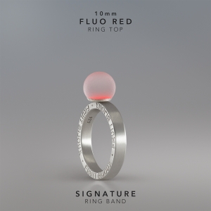 Ring KULA FLUO RED 10mm Signature ring band silver.jpg