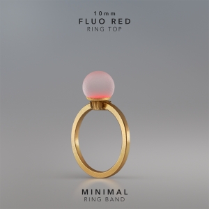 Ring KULA FLUO RED 10mm Minimal ring band gold-plated.jpg