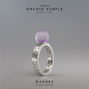 Ring KULA ORCHID PURPLE 10mm Dashes ring band silver.jpg