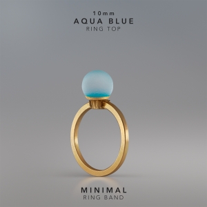 Ring KULA AQUA BLUE 10mm Minimal ring band gold-plated.jpg