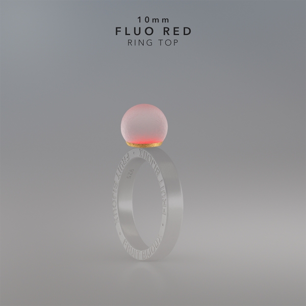TOP KULA FLUO RED 10MM