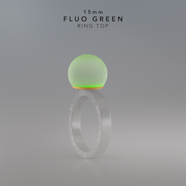 TOP KULA FLUO GREEN 15MM