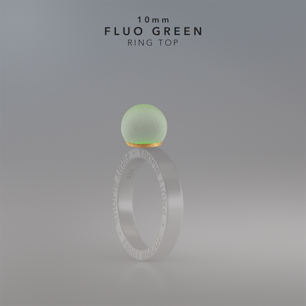 TOP KULA FLUO GREEN 10MM