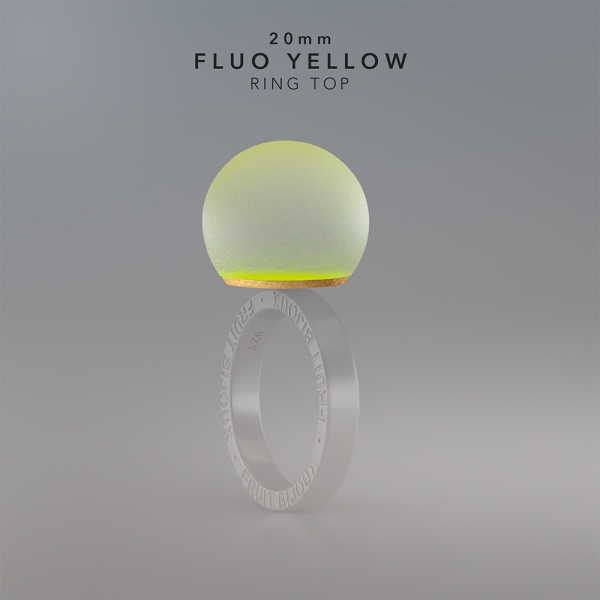 TOP KULA FLUO YELLOW 20MM