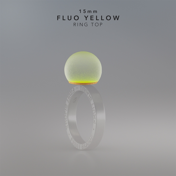 TOP KULA FLUO YELLOW 15MM