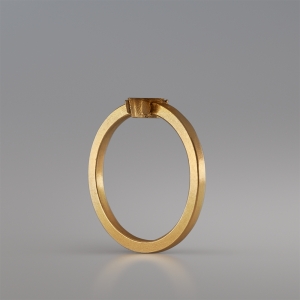MINIMAL GOLD PLATED RING BAND