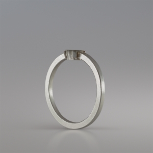 MINIMAL STERLING SILVER RING BAND