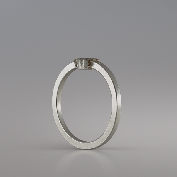 MINIMAL STERLING SILVER RING BAND