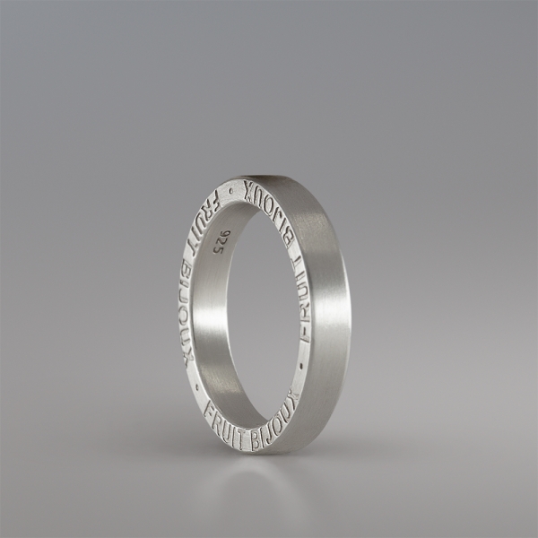 SIGNATURE STERLING SILVER RING BAND