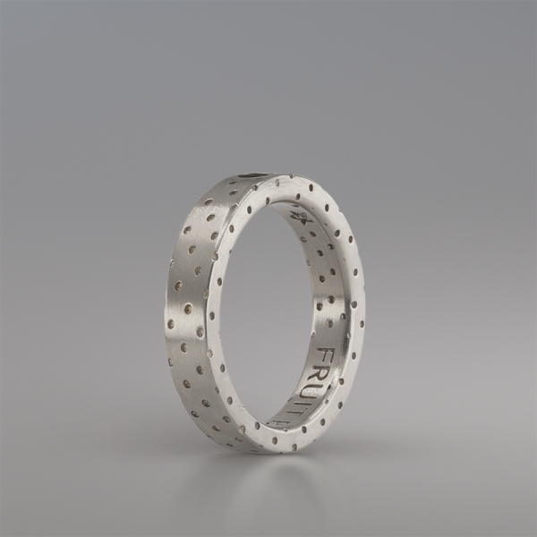 DOTS STERLING SILVER RING BAND