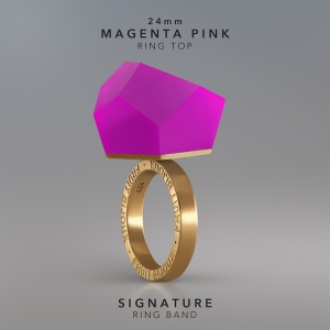 Ring Magenta Pink 24mm Signature ring band gold-plated.jpg