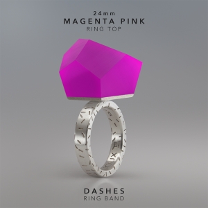 Ring Magenta Pink 24mm Dashes ring band silver.jpg