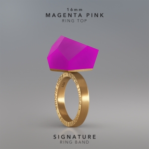Ring Magenta Pink 16mm Signature ring band gold-plated.jpg