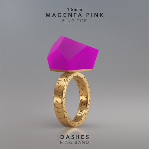 Ring Magenta Pink 16mm Dashes ring band gold-plated.jpg
