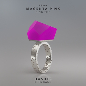 Ring Magenta Pink 16mm Dashes ring band silver.jpg