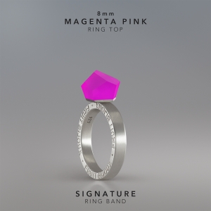 Ring Magenta Pink 8mm Signature ring band silver.jpg