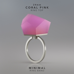 Ring Coral Pink 24mm MINIMAL ring band silver.jpg