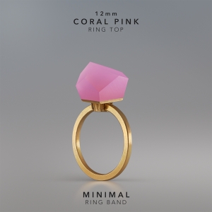 Ring Coral Pink 12mm Minimal ring band gold-plated.jpg